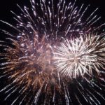 Ocean Expo Park fireworks display at 2017, introducing fireworks videos in the front row